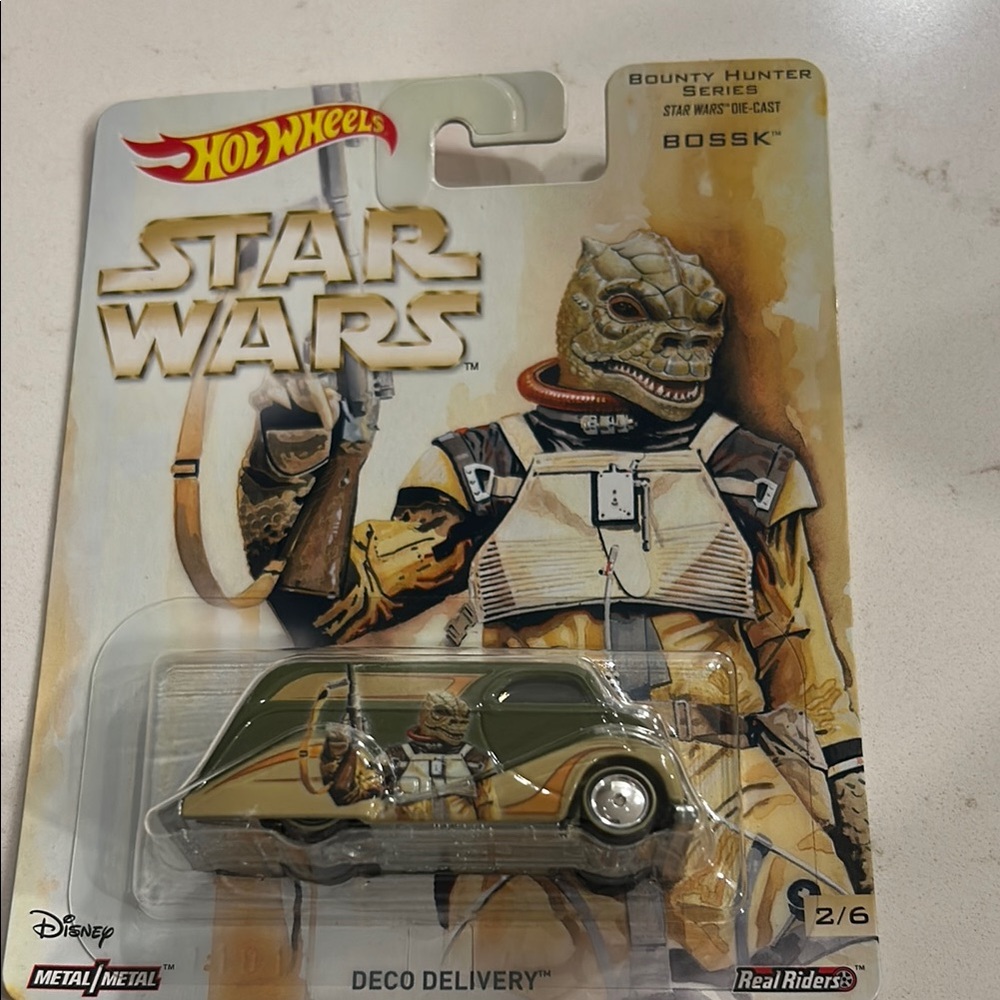 Hot Wheels Star Wars Bossk Deco Delivery Die-Cast Car